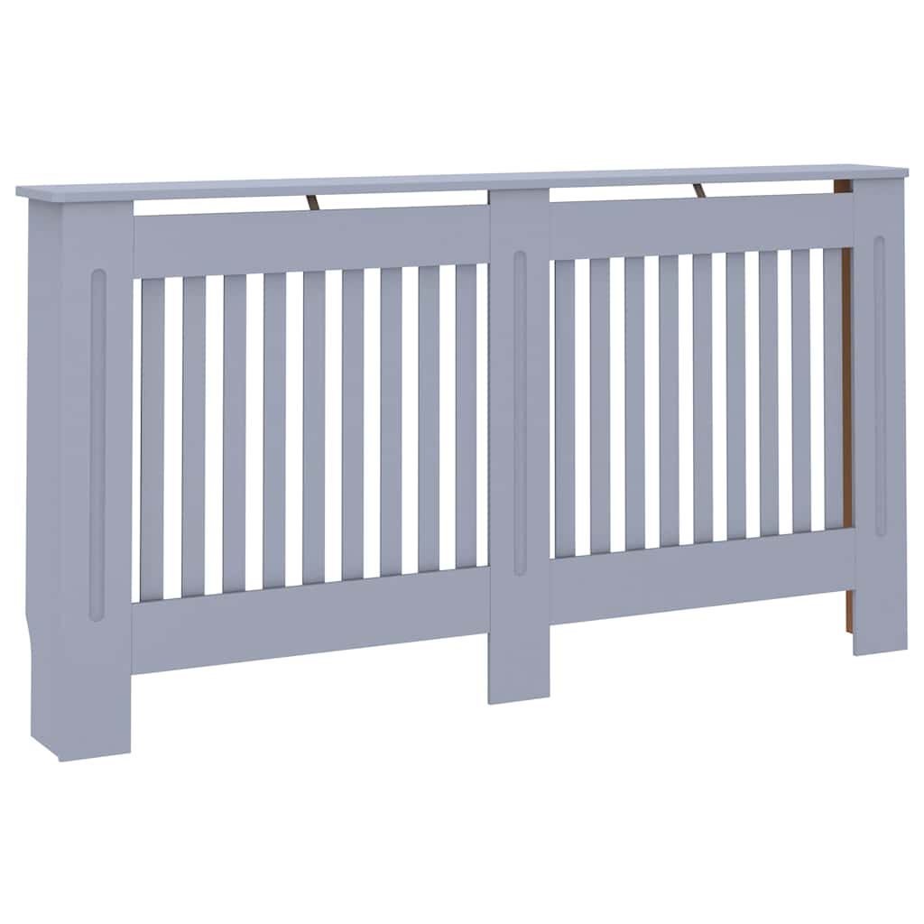 vidaXL Κάλυμμα Καλοριφέρ Ανθρακί 152 x 19 x 81,5 εκ. από MDF