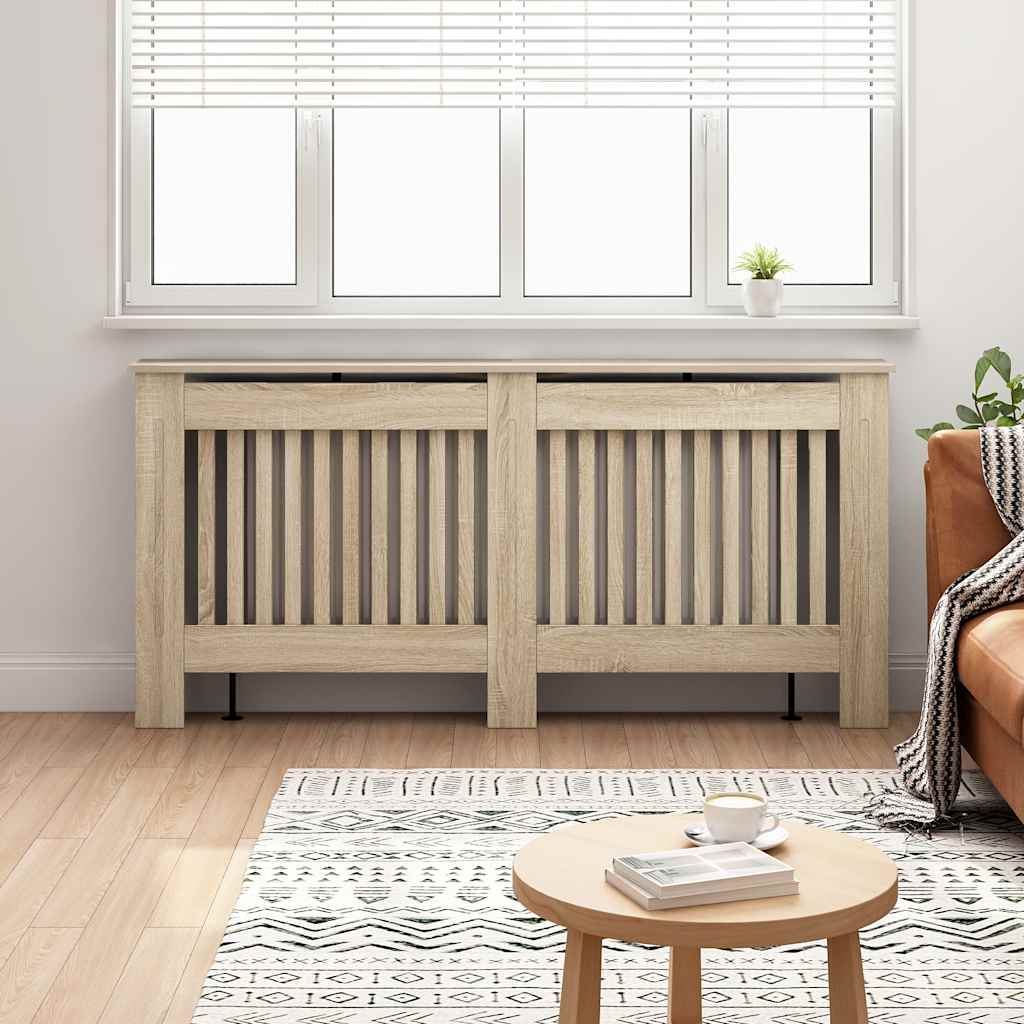 vidaXL Κάλυμμα Καλοριφέρ 172 x 19 x 81 εκ. από Επεξεργασμένο Ξύλο