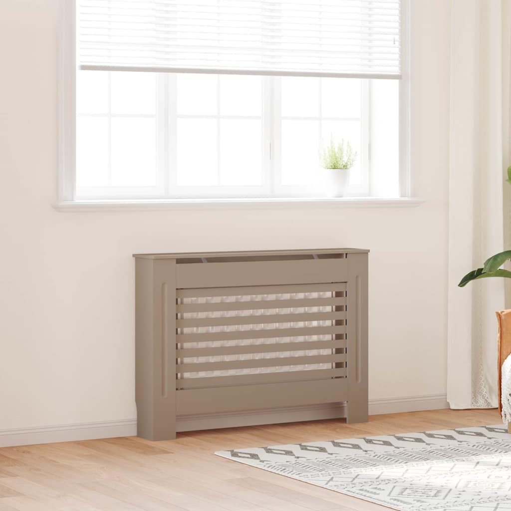 vidaXL Κάλυμμα Καλοριφέρ 112 x 19 x 81,5 εκ. από MDF
