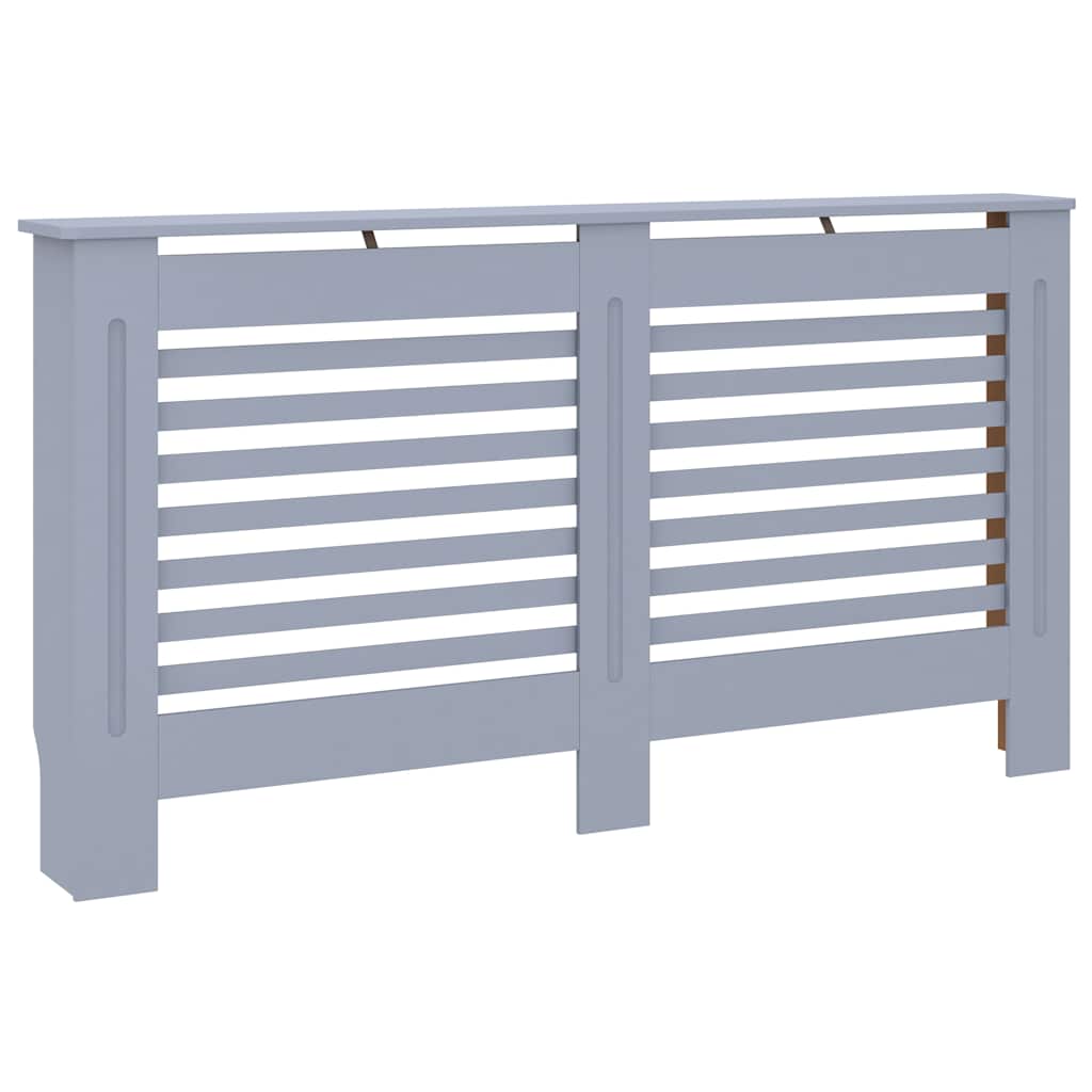 vidaXL Κάλυμμα Καλοριφέρ Ανθρακί 152 x 19 x 81,5 εκ. από MDF