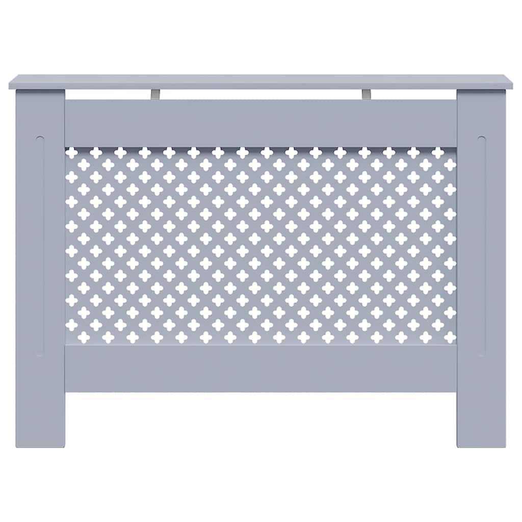 vidaXL Κάλυμμα Καλοριφέρ Ανθρακί 112 x 19 x 81,5 εκ. από MDF