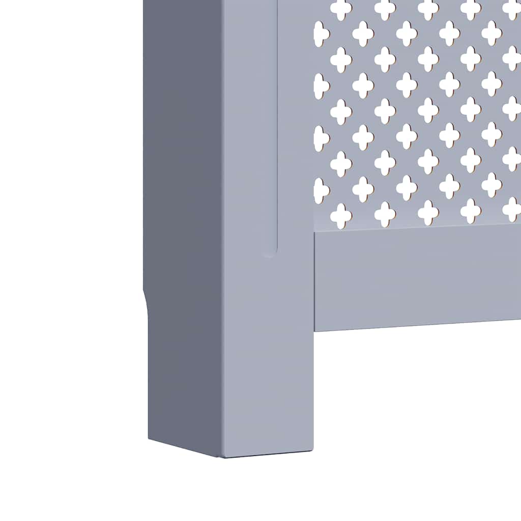 vidaXL Κάλυμμα Καλοριφέρ Ανθρακί 112 x 19 x 81,5 εκ. από MDF