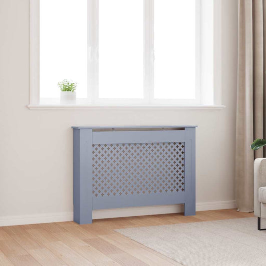 vidaXL Κάλυμμα Καλοριφέρ Ανθρακί 112 x 19 x 81,5 εκ. από MDF