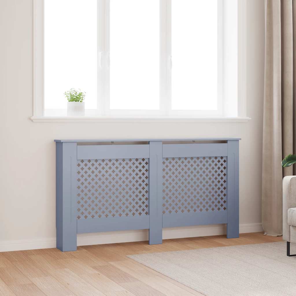 vidaXL Κάλυμμα Καλοριφέρ Ανθρακί 152 x 19 x 81,5 εκ. από MDF