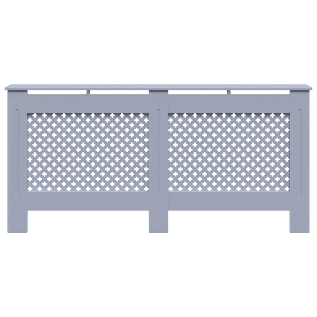 vidaXL Κάλυμμα Καλοριφέρ Ανθρακί 172 x 19 x 81,5 εκ. από MDF