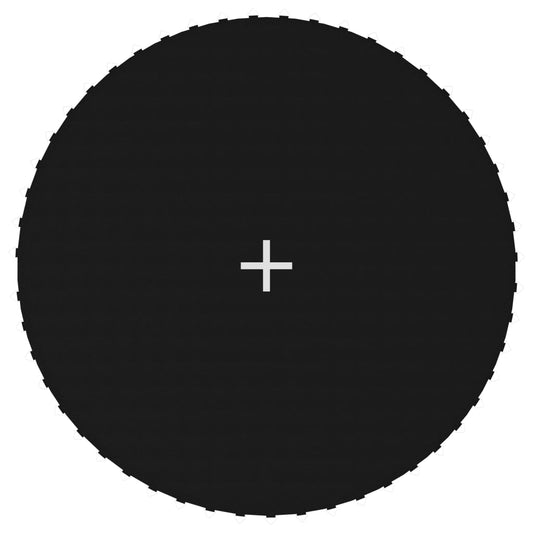 vidaXL Σεντόνι Αναπήδησης Μαύρο για Στρογγυλό Τραμπολίνο 3,05 μ.