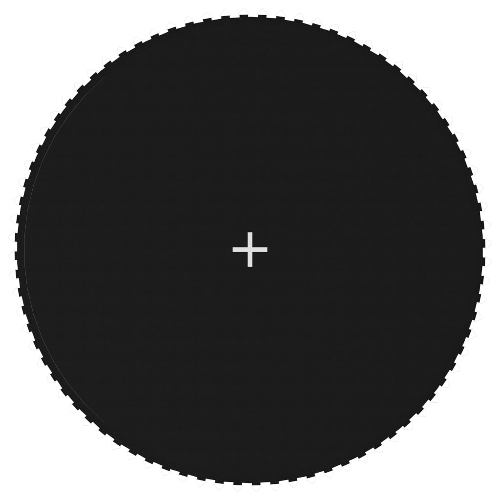 vidaXL Σεντόνι Αναπήδησης Μαύρο για Στρογγυλό Τραμπολίνο 4,27 μ.