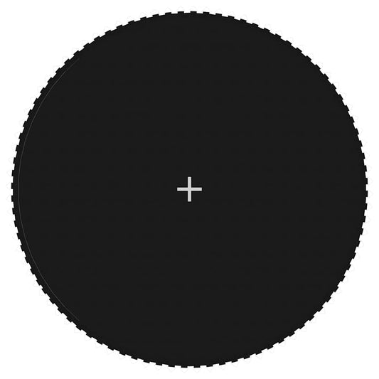 vidaXL Σεντόνι Αναπήδησης Μαύρο για Στρογγυλό Τραμπολίνο 4,57 μ.