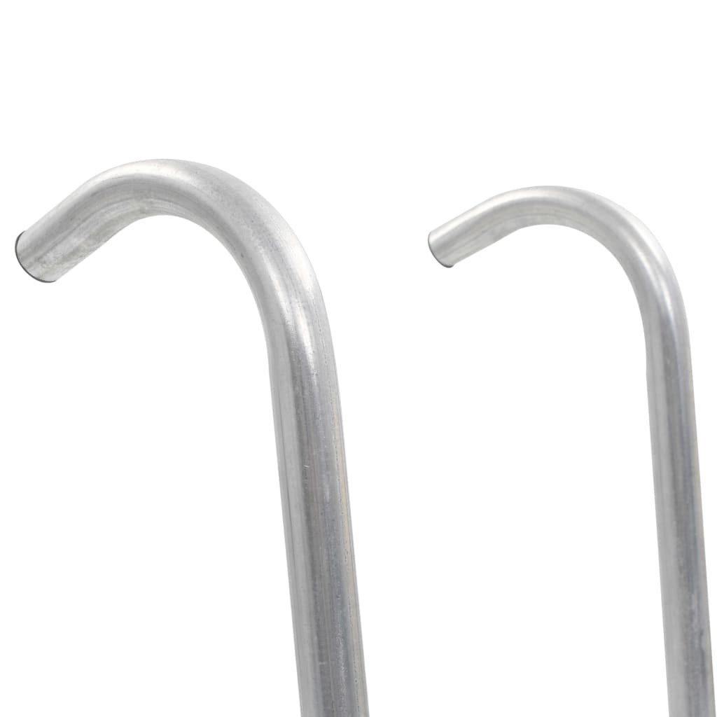 vidaXL Σκάλα Τραμπολίνου 2 Σκαλιά 72 εκ. από Ανοξείδωτο Ατσάλι (κατάλληλο για ύψος 65 εκ.)