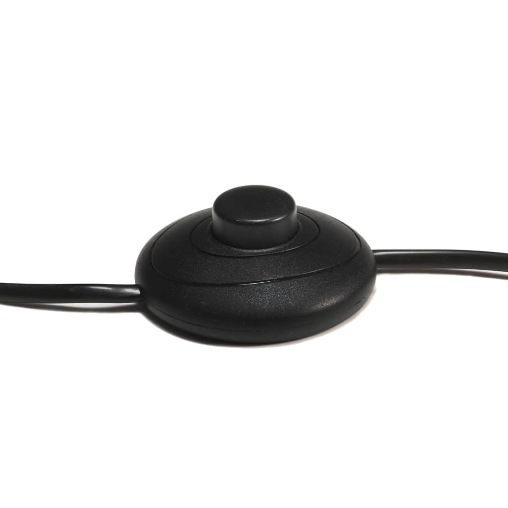 vidaXL Φωτιστικό Δαπέδου με Τρίποδο Καφέ Μελί/Μαύρο 141 εκ. Ξύλο Teak