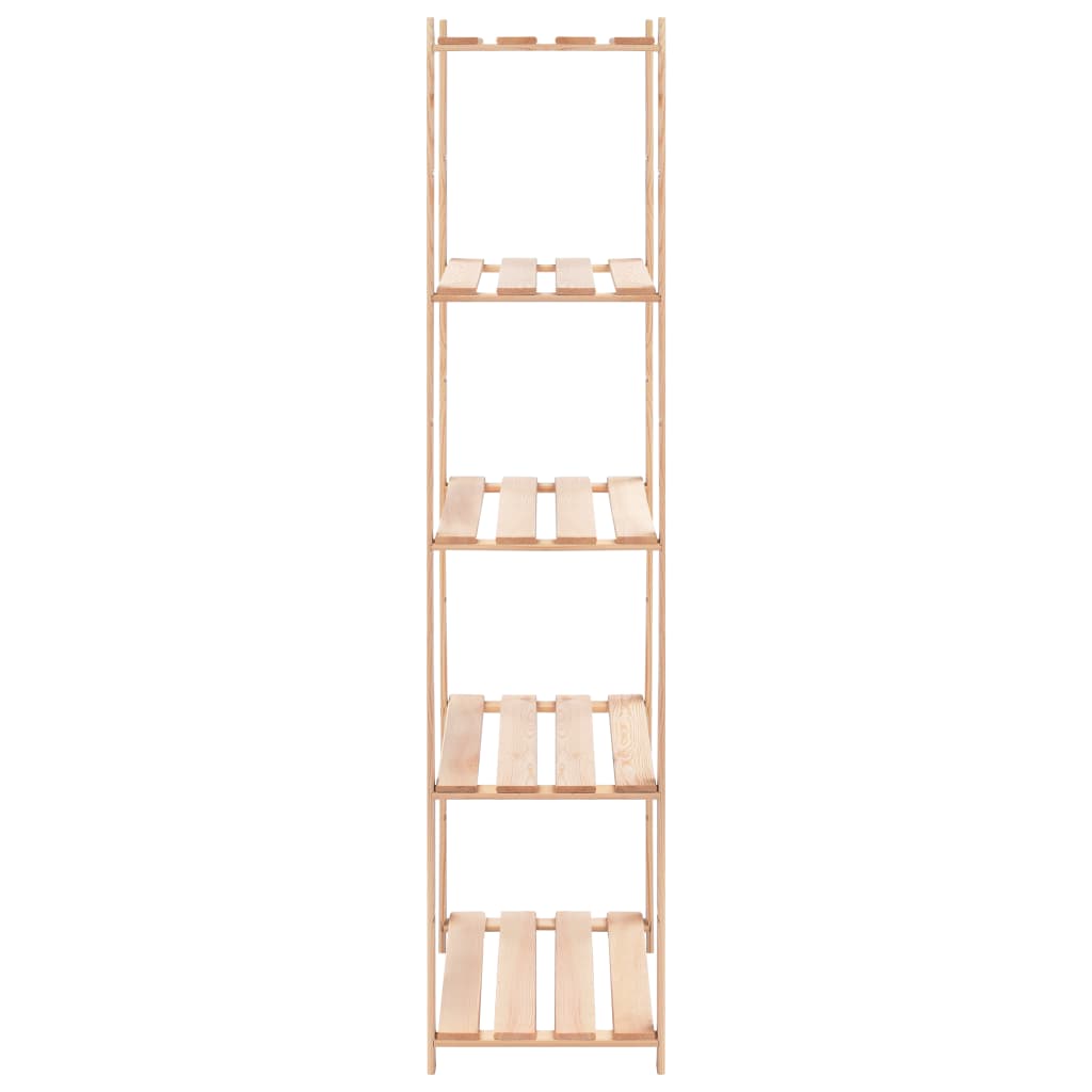 vidaXL Ραφιέρες 5 Επιπέδων 2 τεμ 250 κ 80x38x170 εκ Μασίφ Ξύλο Πεύκου