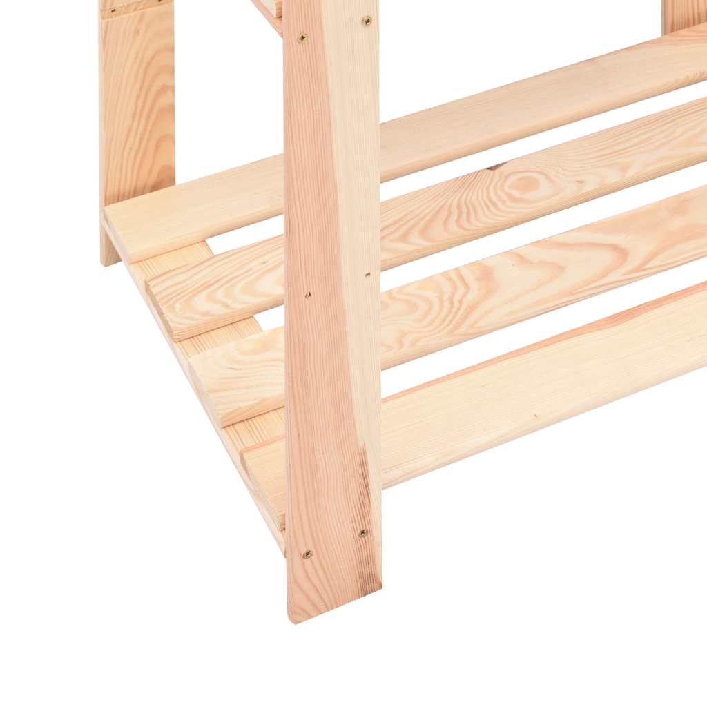 vidaXL Ραφιέρες 5 Επιπέδων 5 τεμ 250 κ 80x38x170 εκ Μασίφ Ξύλο Πεύκου