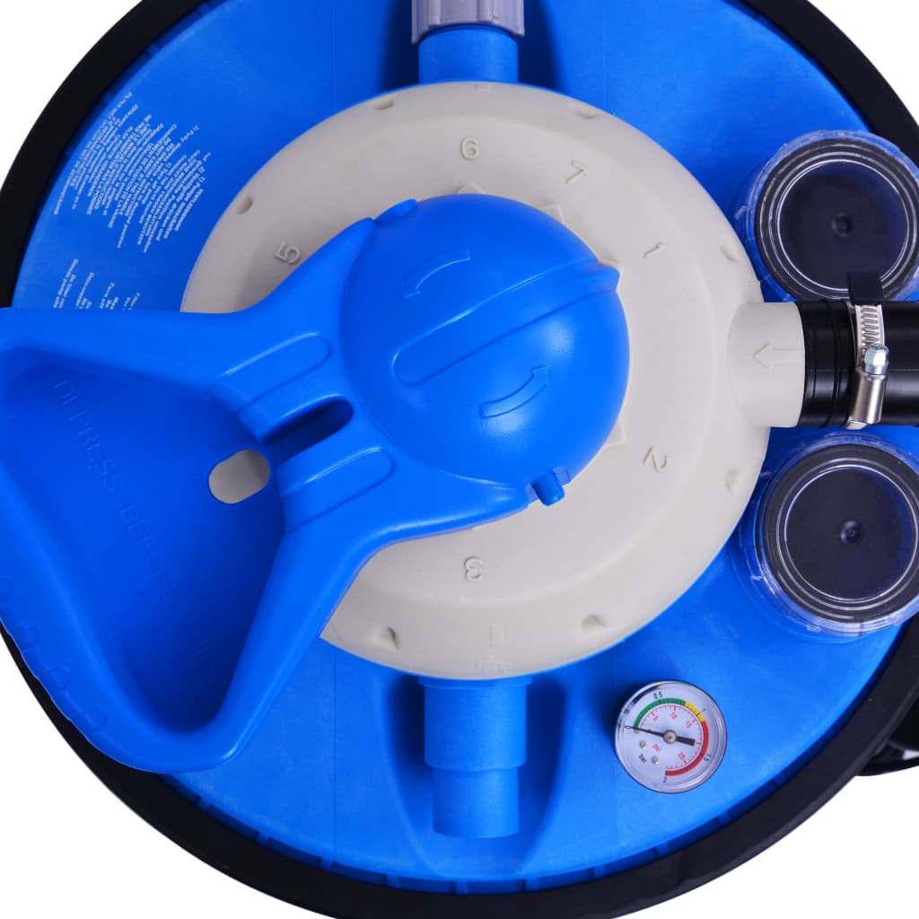 vidaXL Αντλία / Φίλτρο Άμμου με Χρονοδιακόπτη 550 W 50 Λίτρα