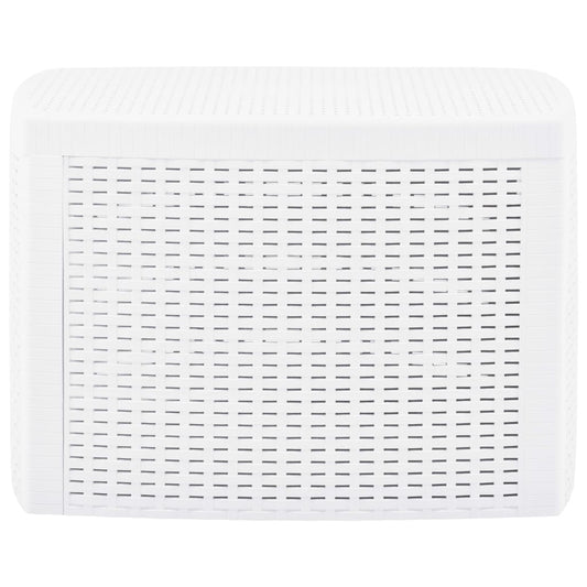 vidaXL Βοηθητικό Τραπέζι Λευκό 54 x 54 x 36,5 εκ. Πλαστικό