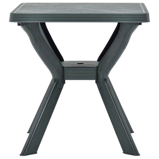 vidaXL Τραπέζι Bistro Πράσινο 70 x 70 x 72 εκ. Πλαστικό
