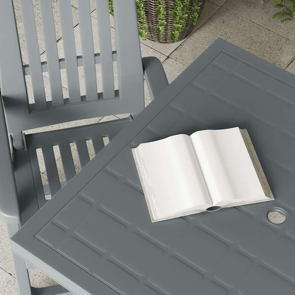 vidaXL Τραπέζι Κήπου Πράσινο 80 x 75 x 72 εκ. Πλαστικό