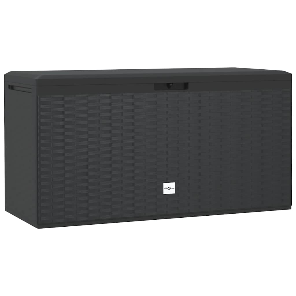 vidaXL Μπαούλο Αποθήκευσης Κήπου Ανθρακί 114 x 47 x 60 εκ.