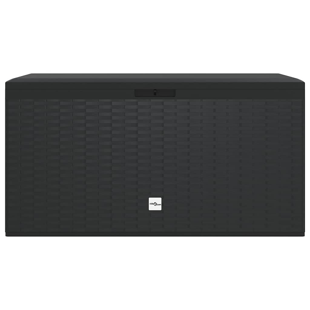 vidaXL Μπαούλο Αποθήκευσης Κήπου Ανθρακί 114 x 47 x 60 εκ.