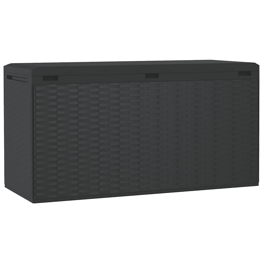 vidaXL Μπαούλο Αποθήκευσης Κήπου Ανθρακί 114 x 47 x 60 εκ.