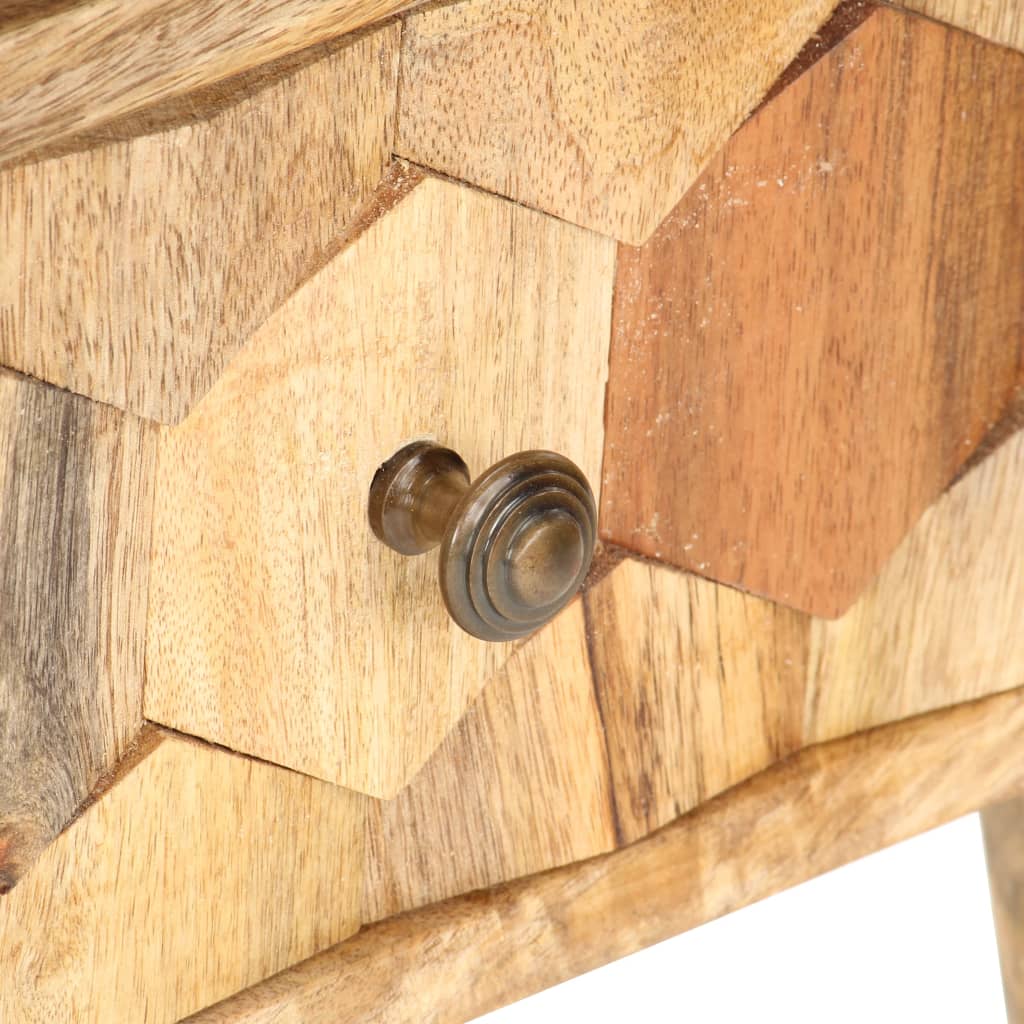 vidaXL Έπιπλο Τηλεόρασης 90 x 30 x 50 εκ. από Μασίφ Ξύλο Μάνγκο