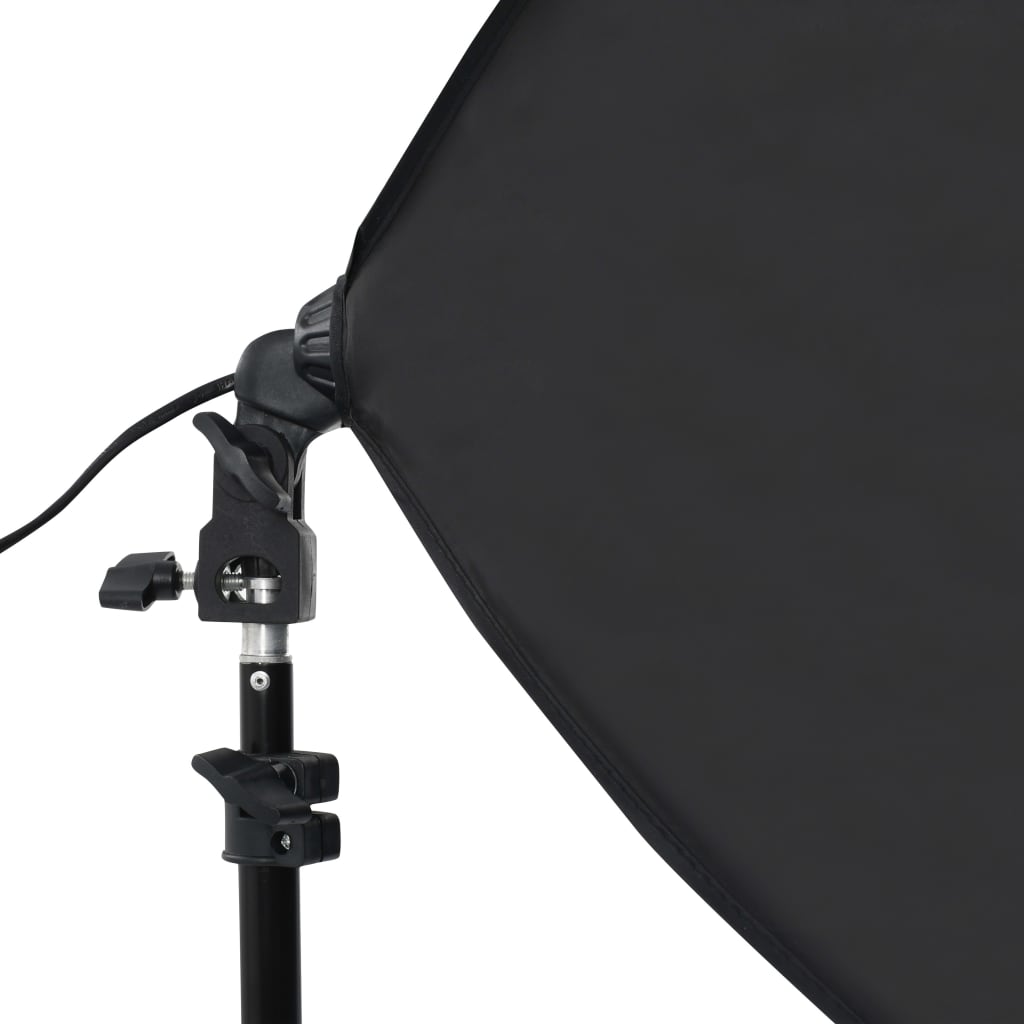 vidaXL Κιτ Φωτισμού Φωτογραφικού Στούντιο με Softbox και Φόντα