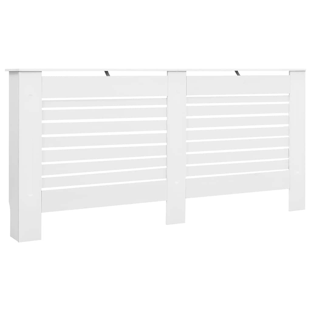 vidaXL Καλύμματα Καλοριφέρ 2 τεμ. Λευκά 172 x 19 x 81,5 εκ. από MDF