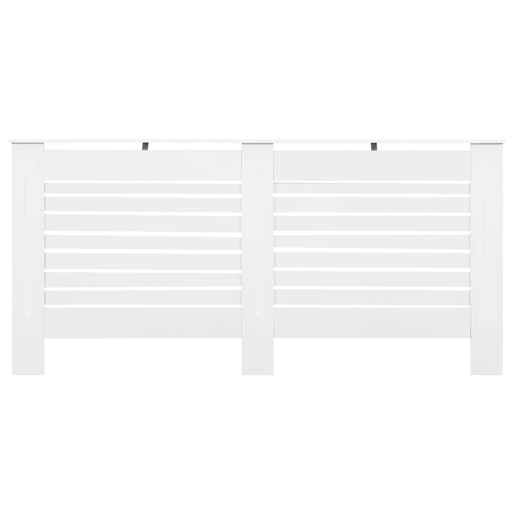 vidaXL Καλύμματα Καλοριφέρ 2 τεμ. Λευκά 172 x 19 x 81,5 εκ. από MDF