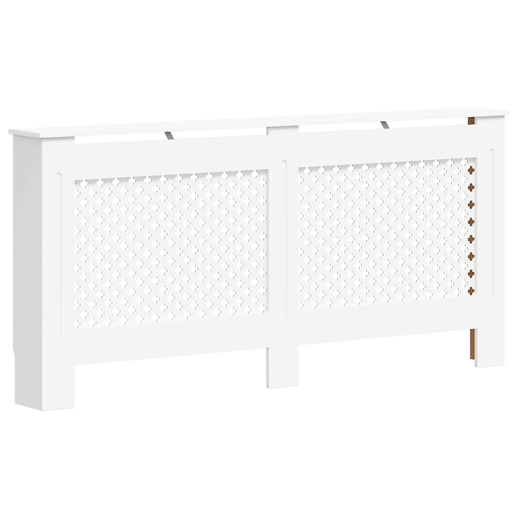 vidaXL Καλύμματα Καλοριφέρ 2 τεμ. Λευκά 172 x 19 x 81,5 εκ. από MDF