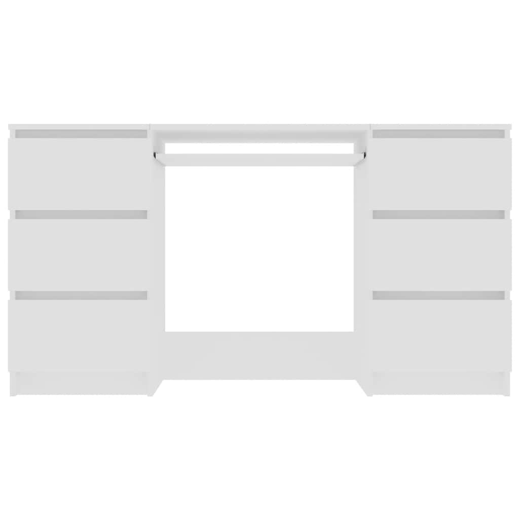 vidaXL Γραφείο Λευκό 140 x 50 x 77 εκ. από Επεξ. Ξύλο