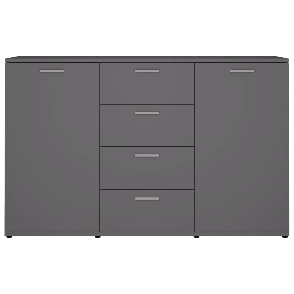 vidaXL Μπουφές Γκρι 120 x 35,5 x 75 εκ. από Επεξ. Ξύλο