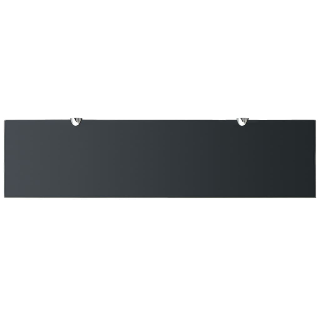 vidaXL Ράφια Τοίχου 2 τεμ. 8 χιλ. 80 x 20 εκ. Γυάλινα