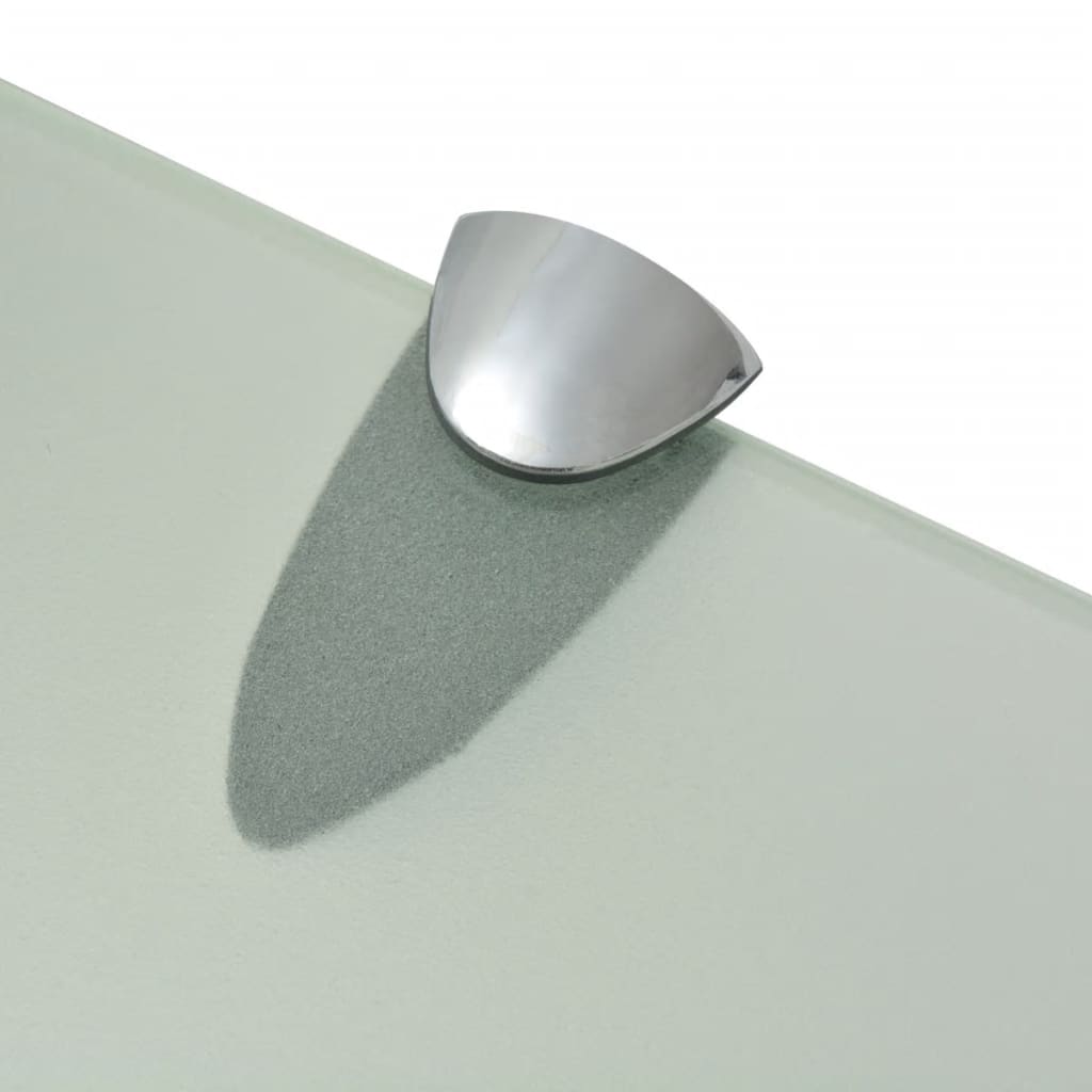 vidaXL Ράφια Τοίχου 2 τεμ. 8 χιλ. 50 x 20 εκ. Γυάλινα