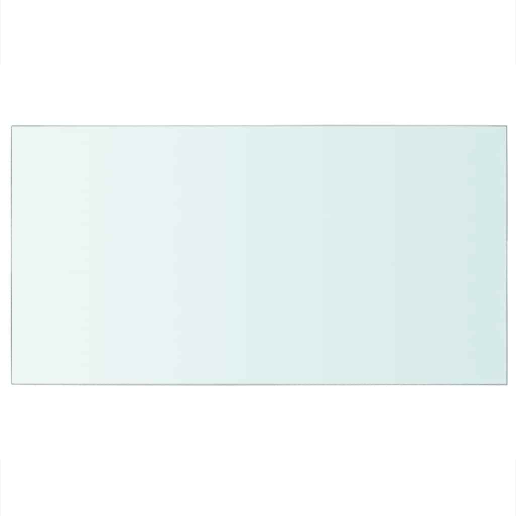 vidaXL Ράφια Πάνελ 2 τεμ. Διάφανα 40 x 25 εκ. Γυάλινα