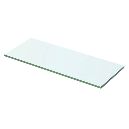 vidaXL Ράφια Πάνελ 2 τεμ. Διάφανα 50 x 15 εκ. Γυάλινα