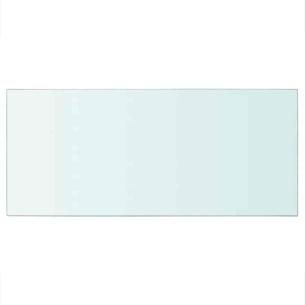 vidaXL Ράφια Πάνελ 2 τεμ. Διάφανα 50 x 25 εκ. Γυάλινα