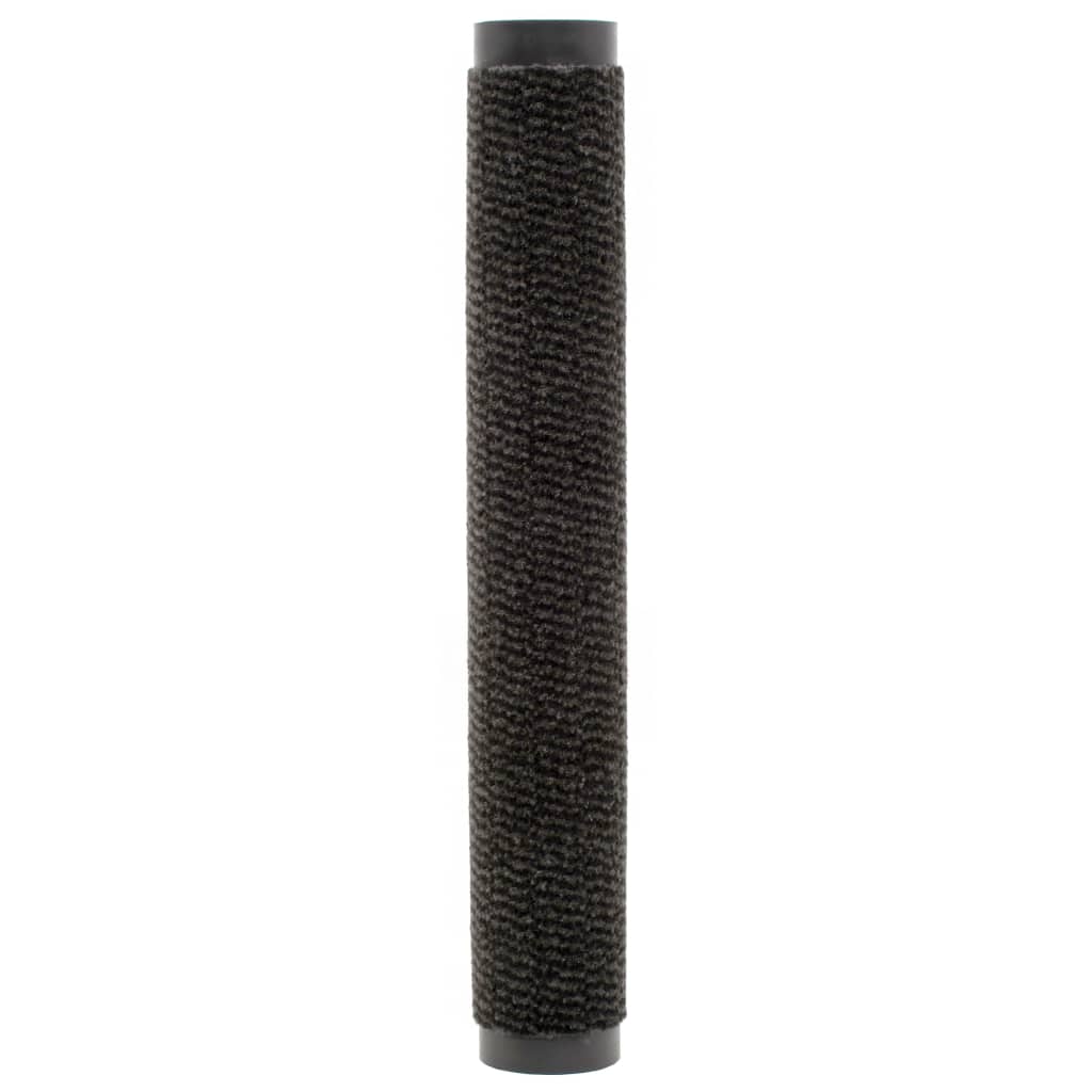 vidaXL Πατάκια Απορροφητικά Σκόνης 2 τεμ. Ορθογώνια Μαύρα 40x60 εκ.