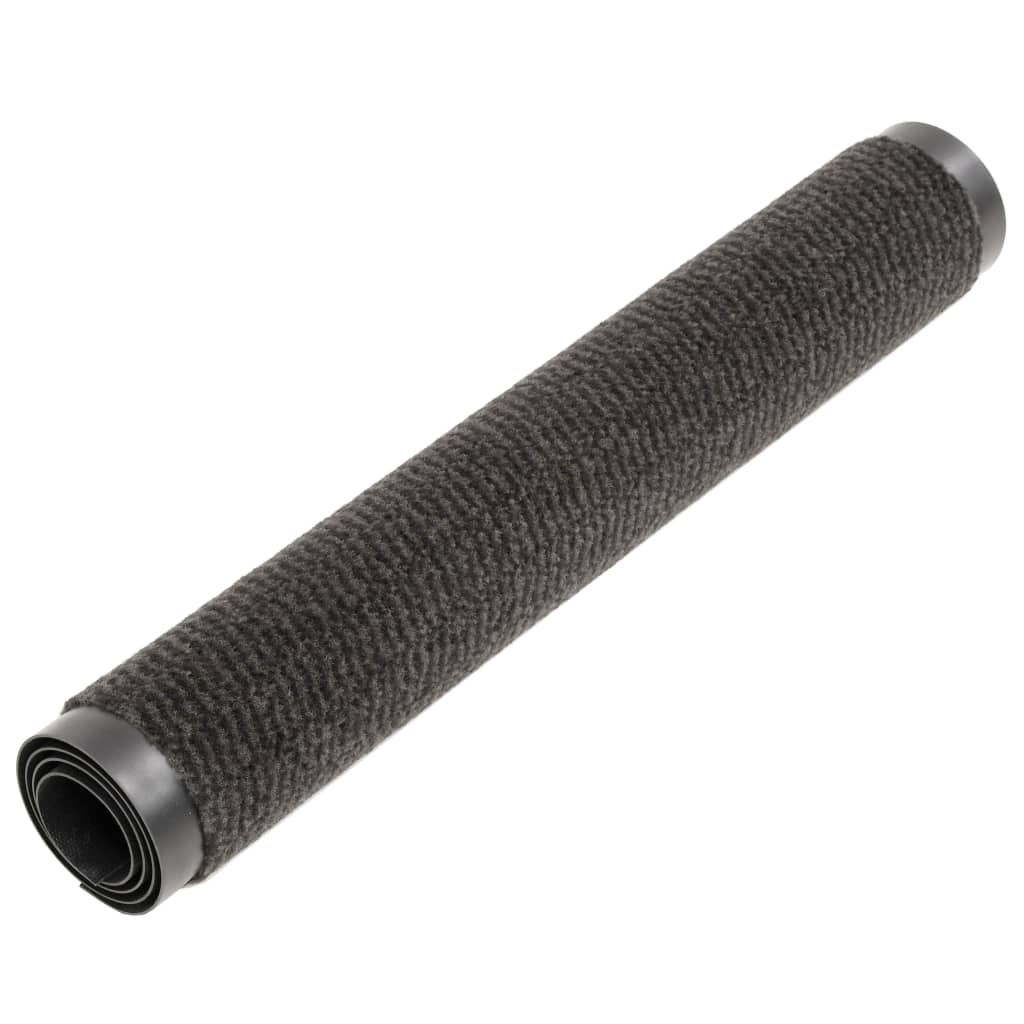 vidaXL Πατάκια Απορροφητικά Σκόνης 2 τεμ. Ορθογώνια Μαύρα 60x90 εκ.