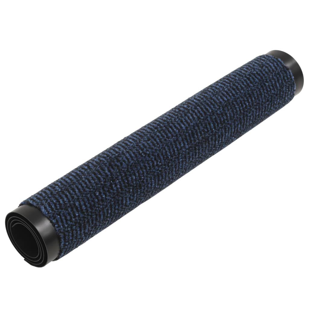 vidaXL Πατάκια Απορροφητικά Σκόνης 2 τεμ. Ορθογώνια Μπλε 90x150 εκ.