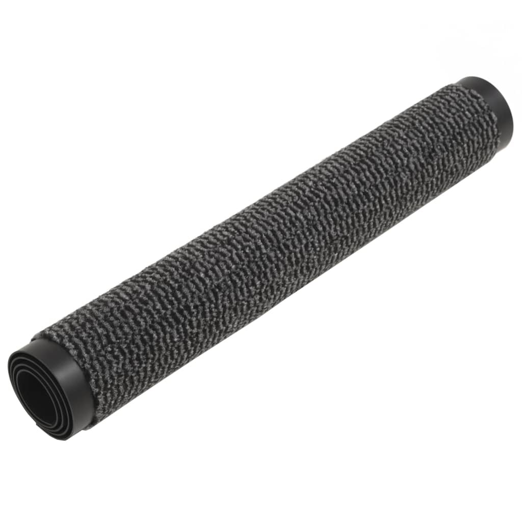 vidaXL Πατάκια Απορροφητικά Σκόνης 2 τεμ Ορθογώνια Ανθρακί 120x180 εκ.