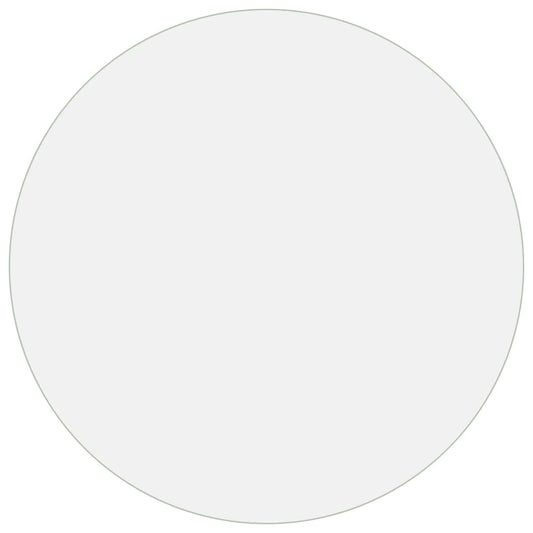 vidaXL Προστατευτικό Τραπεζιού Ματ Ø 90 εκ. / 2 χιλ. από PVC