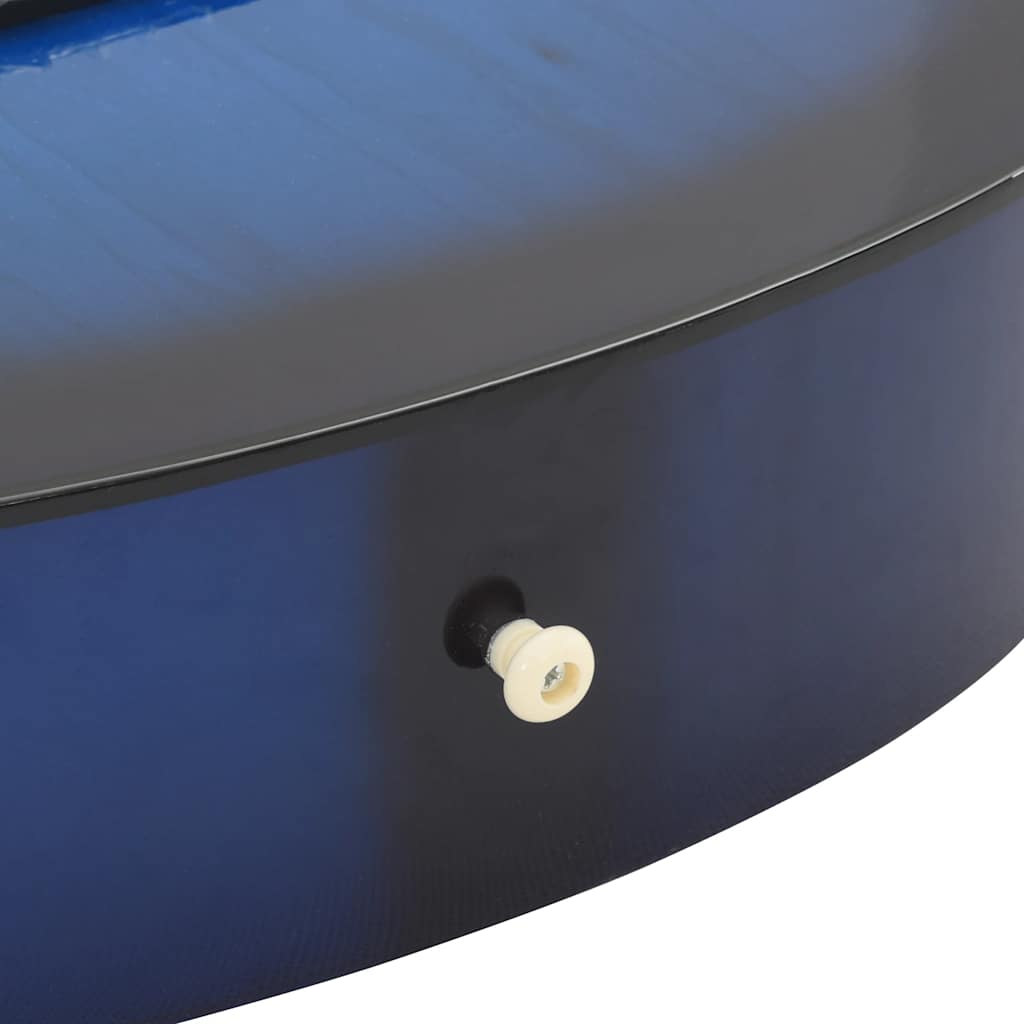 vidaXL Κλασική Κιθάρα για Αρχάριους Μπλε 4/4 39'' από Ξύλο Φιλύρας