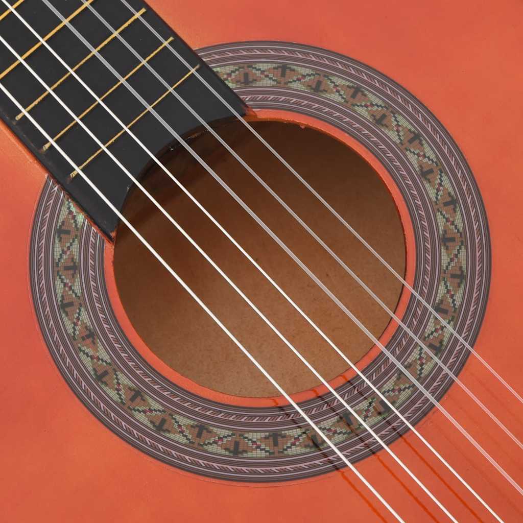 vidaXL Κλασική Κιθάρα Σετ 8 Τεμαχίων για Αρχάριους 3/4 36"