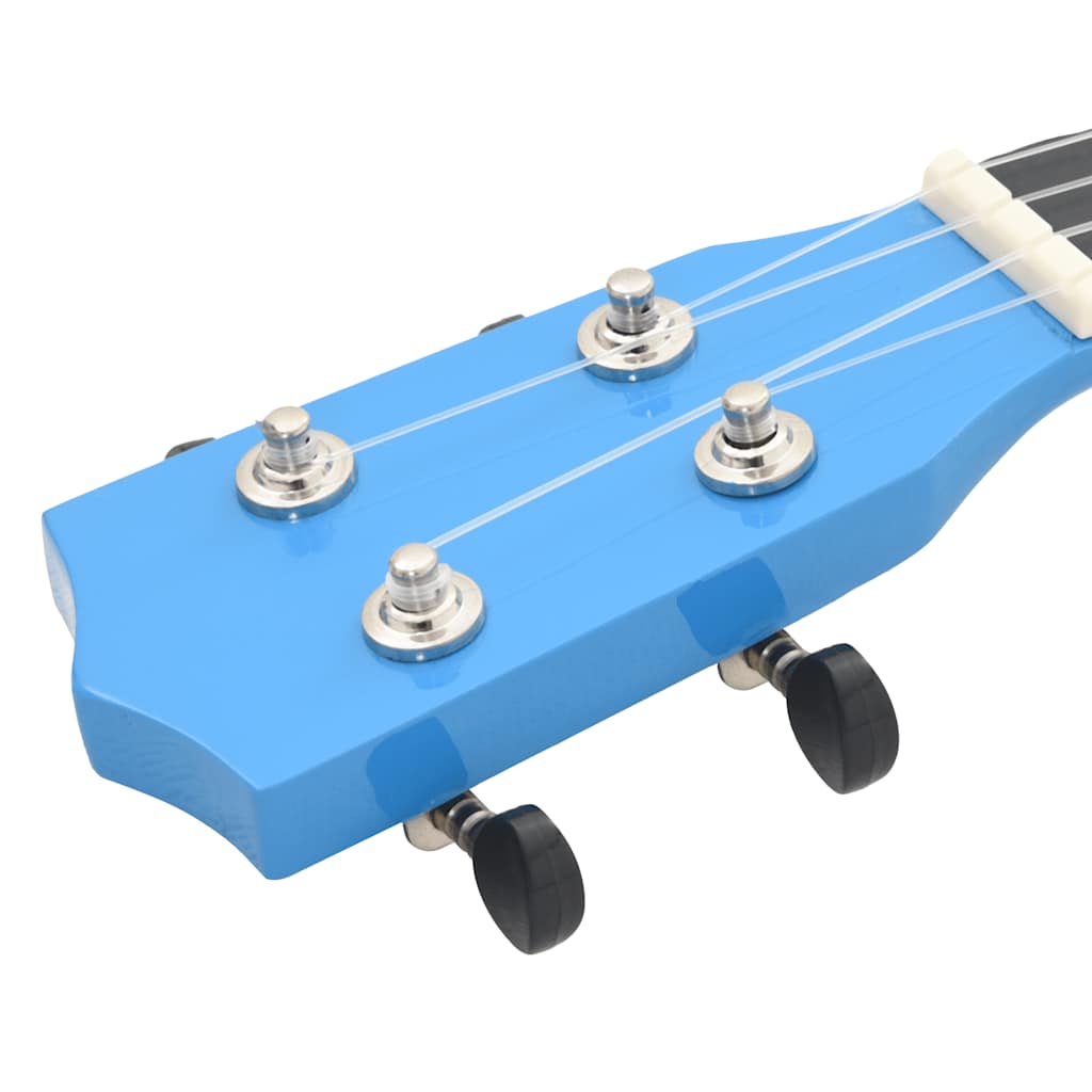 vidaXL Γιουκαλίλι Σοπράνο Σετ Παιδικό Γαλάζιο 21'' με Θήκη