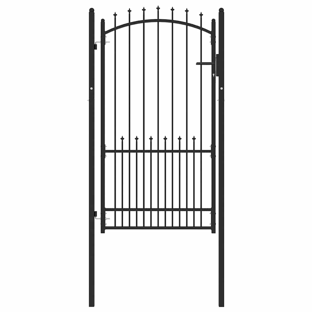 vidaXL Πύλη Φράχτη με Ακίδες EMMEN 104 x 134,5 cm Κλειδώσιμο