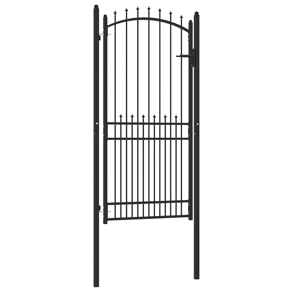 vidaXL Πύλη Φράχτη με Ακίδες EMMEN 104 x 147 cm Κλειδώσιμο