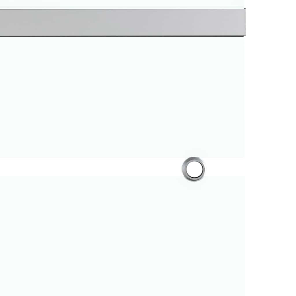 vidaXL Συρόμενη Πόρτα Ασημί 76 x 212 εκ. από Γυαλί ESG / Αλουμίνιο