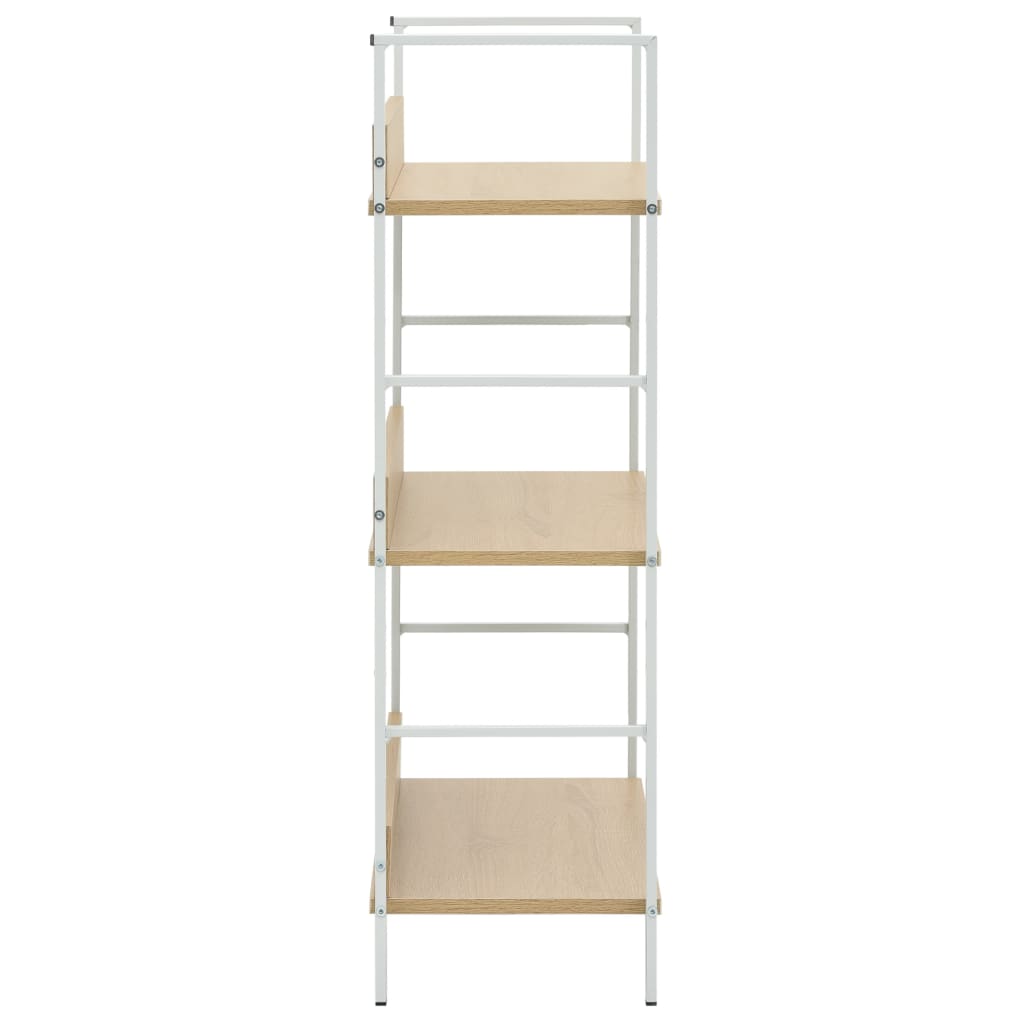 vidaXL Ραφιέρα 3 Επιπέδων Δρυς 60x27,6x90,5 εκ. Επεξεργασμένο Ξύλο