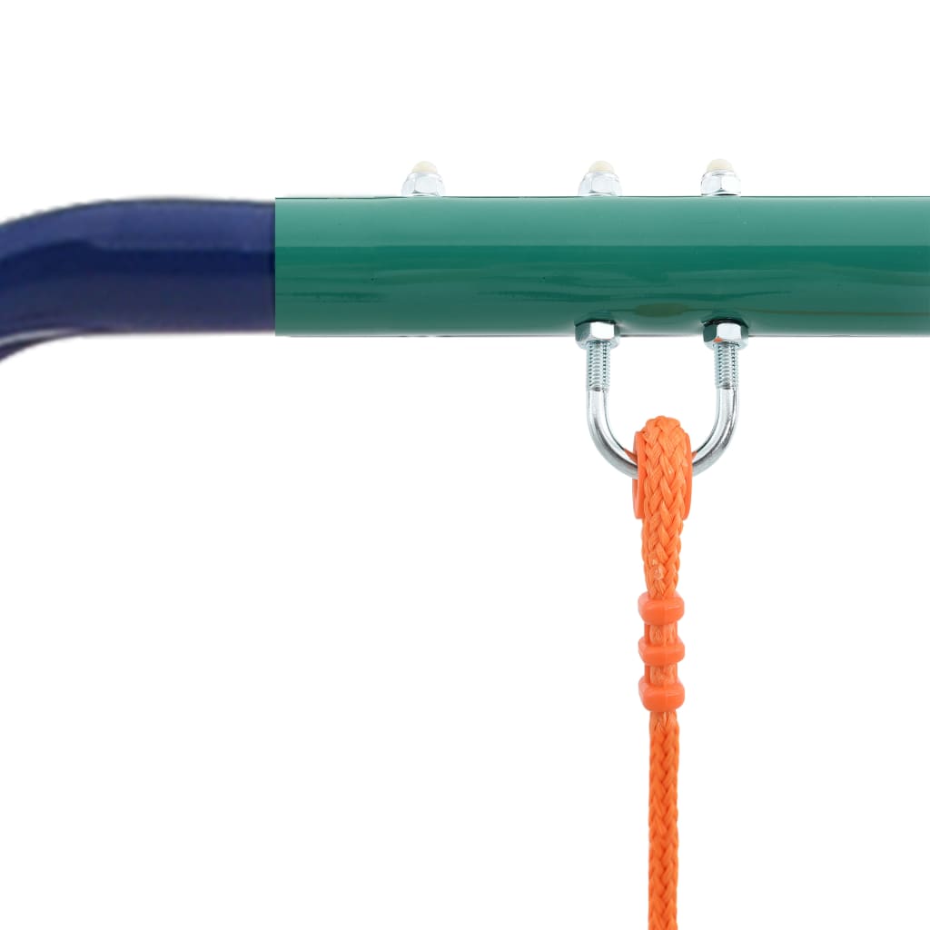 vidaXL Σετ Κούνιας 4 Θέσεων με Κρίκους Γυμναστικής Ατσάλινο