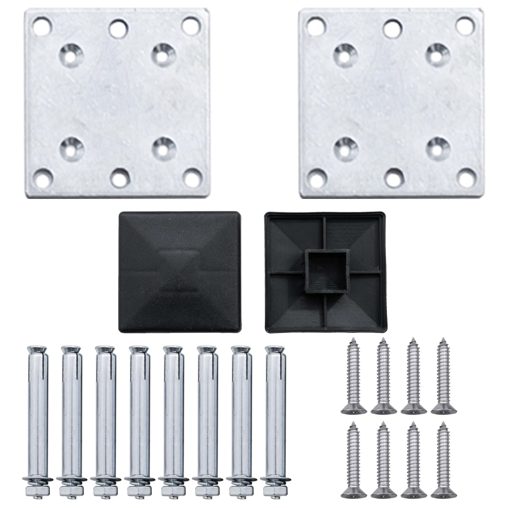 vidaXL Πάνελ Περίφραξης Γκρι 526 x 106 εκ. από WPC