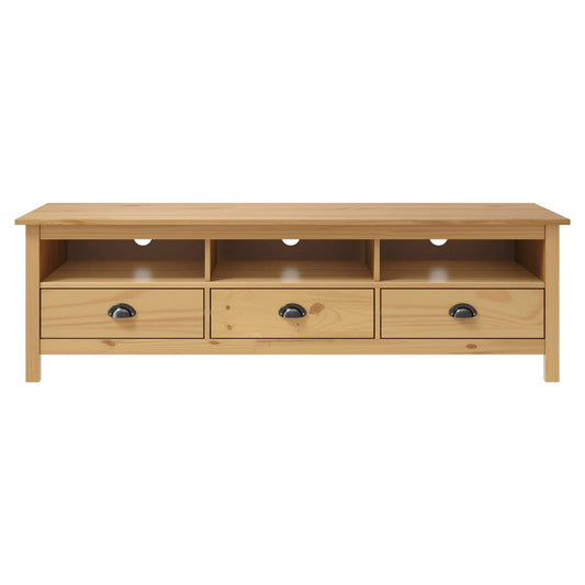 vidaXL Έπιπλο Τηλεόρασης Hill Μελί 158x40x47 εκ. Ξύλο Πεύκου